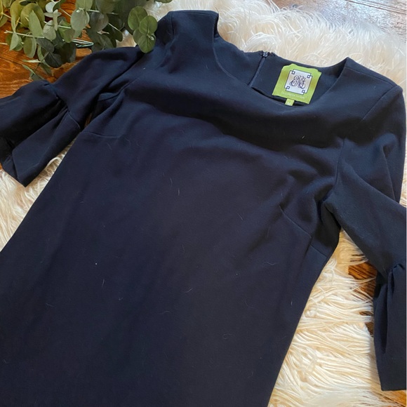 Elizabeth McKay Navy Bell Sleeve Dress - Picture 5 of 6